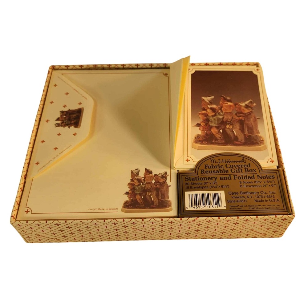 MJ Hummel - Reusable Gift Box Stationery Folded Notes Set‎ -1993